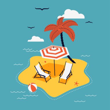 chaise lounge and parasol umbrella sunshade
