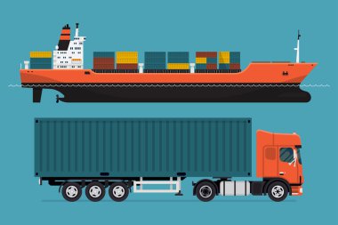 Pulling Truck Free Vector Eps Cdr Ai Svg Vector Illustration Graphic Art