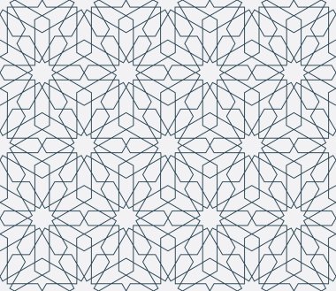 Traditional arabic pattern background clipart
