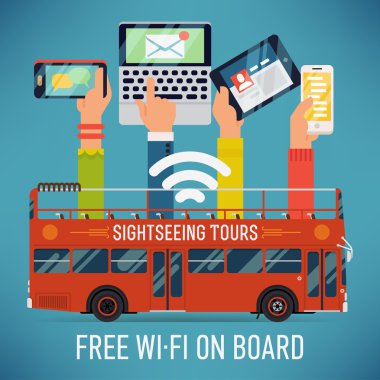 bus with wi-fi access