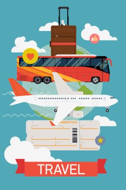 Travel by plane and bus