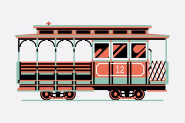 Lovely retro cable car