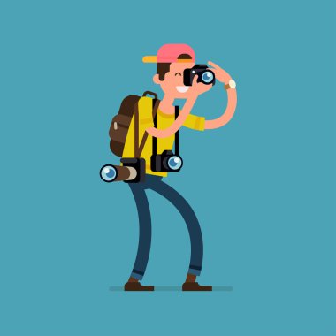 Serin fotoğrafçı karakter