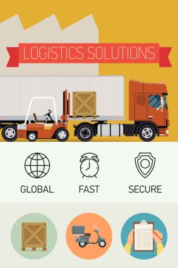 Kargo yükleme forklift