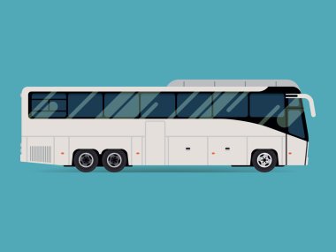 Tourist coach bus clipart