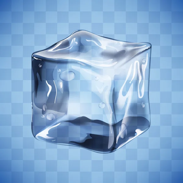 Ice cube icon — Stock Vector