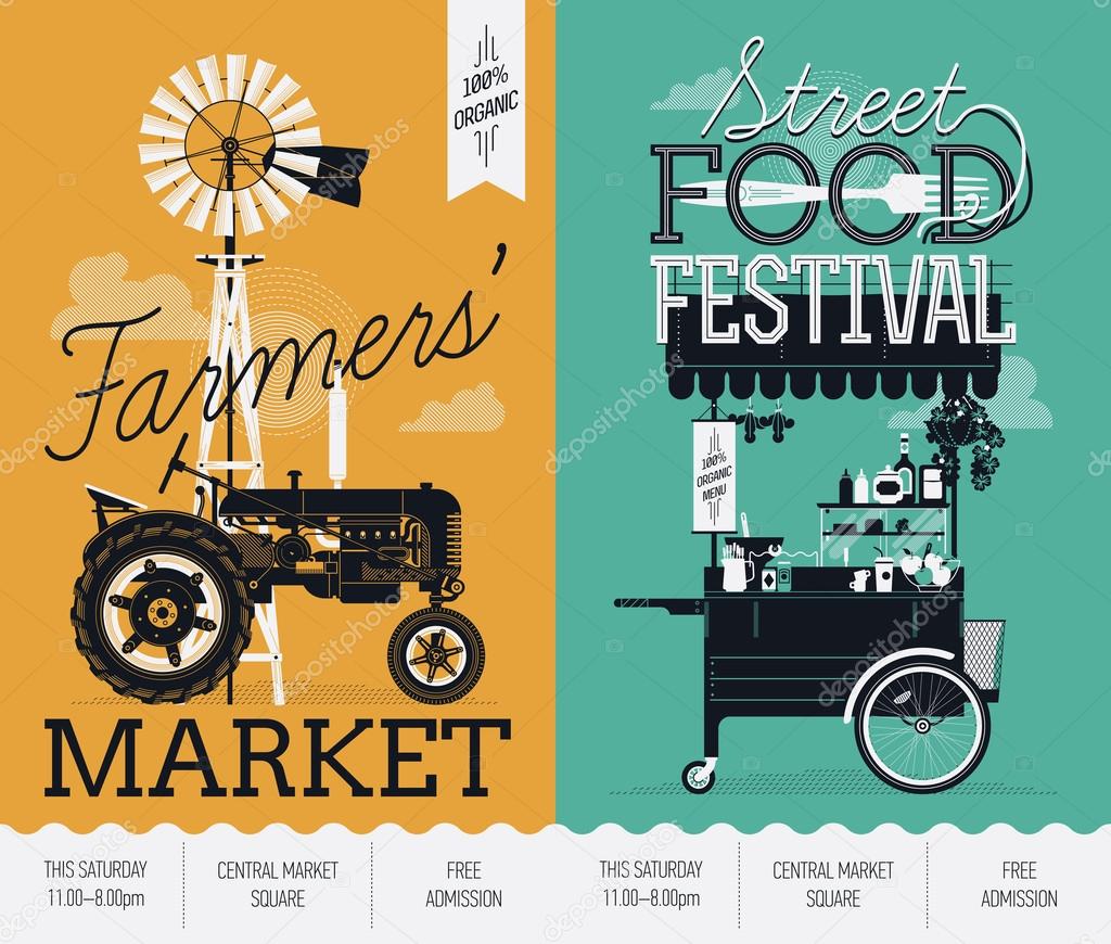 Street food festival and Farmers market