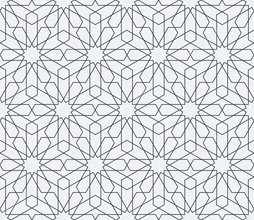 Traditional arabic pattern background