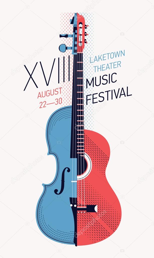 Music festival poster