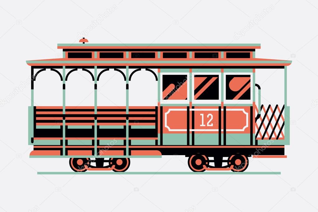 cable car illustration cable car illustration