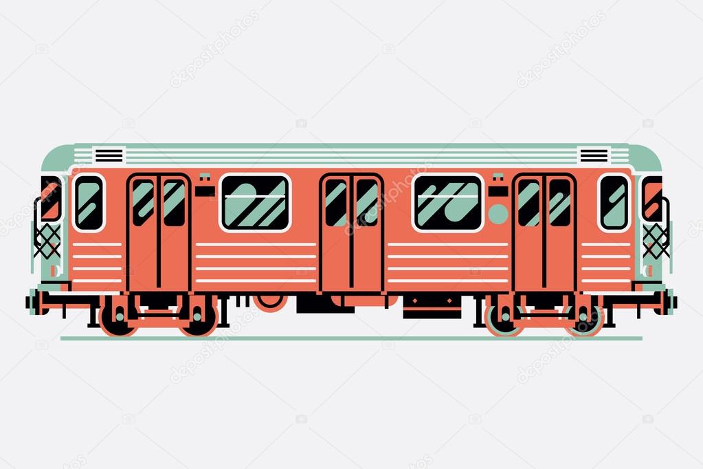 Transit train car