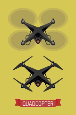 işletim ve devre dışı quadcopter dron