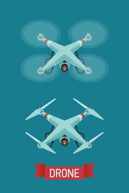 işletim ve devre dışı quadcopter dron