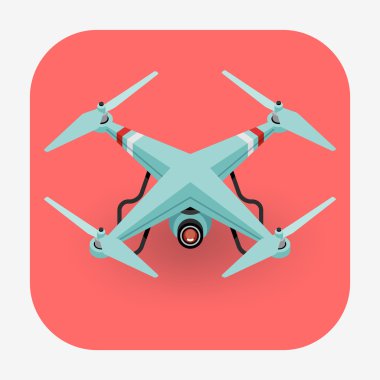 quadcopter dron web simgesi