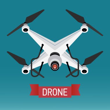 Tasarım izometrik quadcopter dron