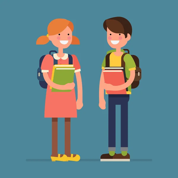 Studenten Jung Cartoon Fisten