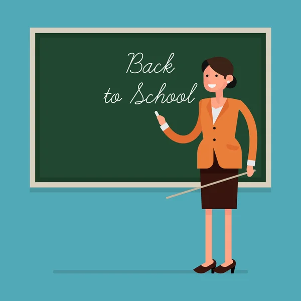 'Back to School' - teacher — Stock Vector