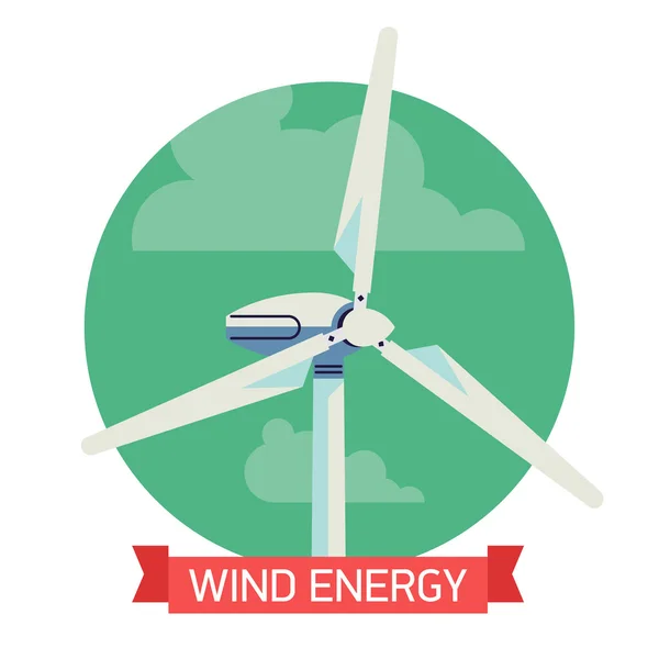 Ontwerp wind krachtbron — Stockvector