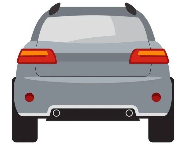 SUV back view. — Stock Vector