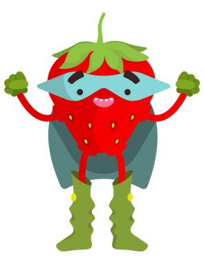 Komik meyve süper kahraman..