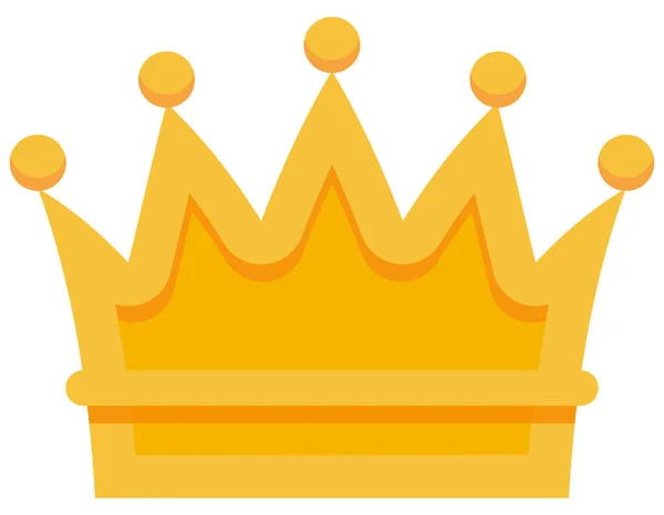 Couronne Roi Beau Symbole Royal Dans Style Dessin Animé — Image vectorielle