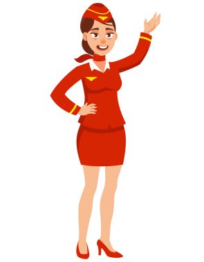 Hostes el sallıyor..