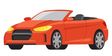 Cabriolet üç çeyrek görünüm.