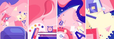 Okul posterleri koleksiyonu.