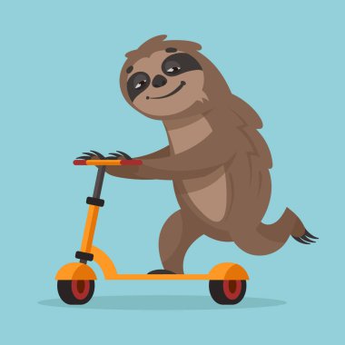 Tembel motosiklet sürücüsü.