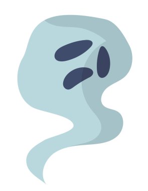 Çizgi film tarzında hayalet.