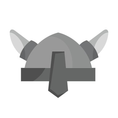 Viking miğferi ön görünümü.