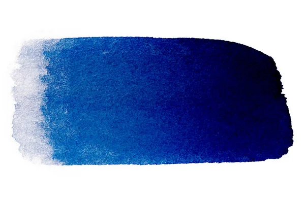 Illustration Main Aquarelle Bleue Aquarelle Bleue Avec Une Transition Sombre — Photo