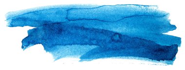 Mavi suluboya boya elementi