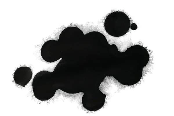 Sötét Csepp Akvarell Folt Elem — Stock Fotó