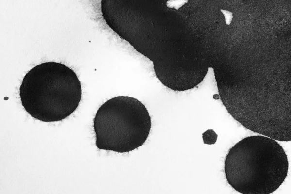 Dark Drops Bemage Background Ink Watercolor Smudge — Stock Photo, Image