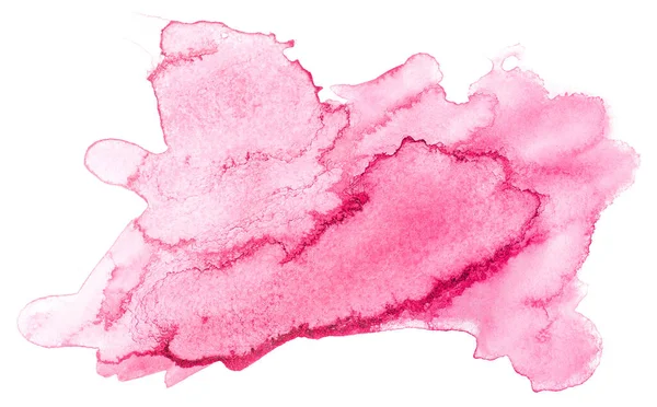 ピンクの水彩染色体 — ストック写真