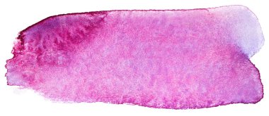 Beyaz arkaplanda pembe suluboya leke pankart ögesi