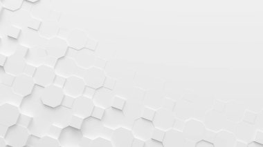 Geometrik şekilli iş stili Wallaper arkaplanı 3B İllüstrasyonunu Kopyala