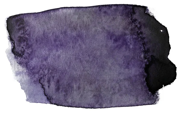 Фиолетовый Элемент Баннера Акварели Белом Фоне — стоковое фото