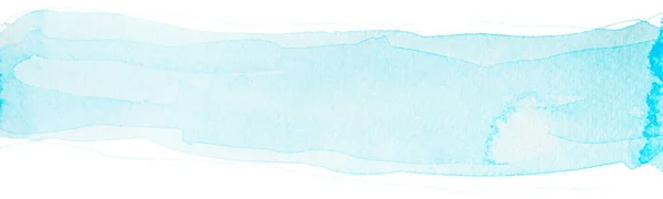 Aquarelstreep Meerlaagse Blauwe Achtergrond — Stockfoto