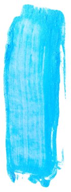 Dikey mavi ışık bandı elle çizilmiş. mavi