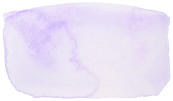 Акварельна Текстура Елемента Білому Фоні Синій Світло Фіолетовий — стокове фото