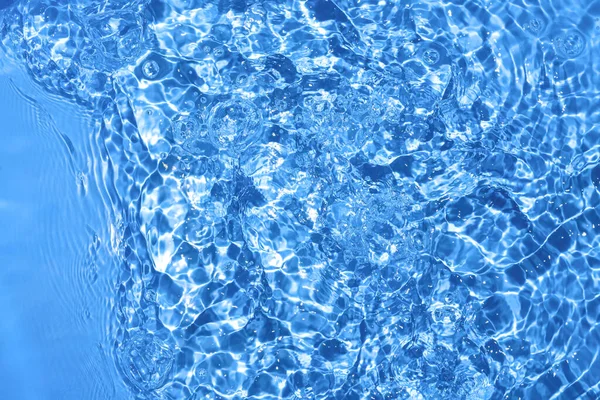 Leuchtend Blauer Wasserwellen Hintergrund — Stockfoto