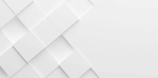 White Tiled Style Background Copy Space — Stock Photo, Image