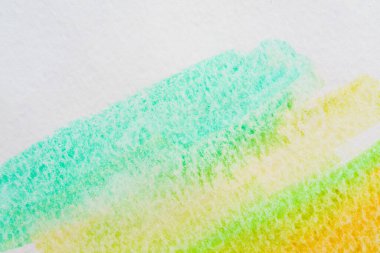 Yeşil Sarı suluboya arka plan