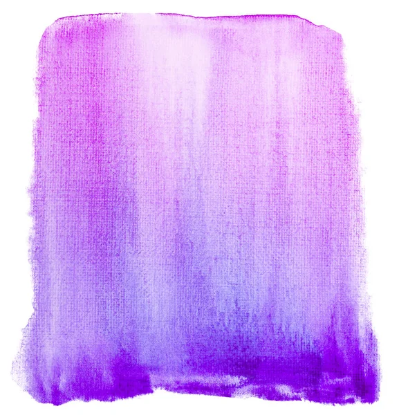 Mancha Acuarela Técnica Húmeda Azul Púrpura Pintura Que Fluye Arriba — Foto de Stock