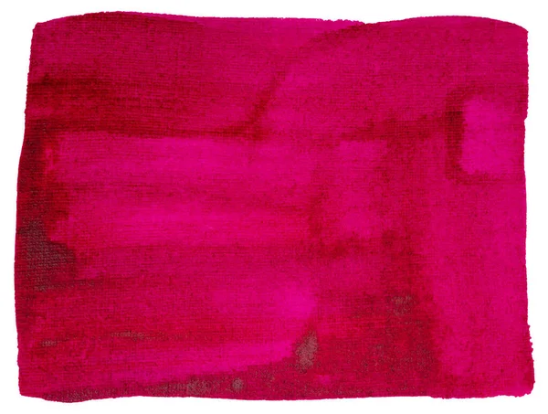 Rektangel Ram Akvarell Fylld Med Färg För Design Röd Med — Stockfoto