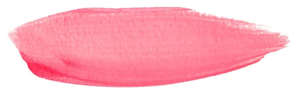 Красное Пятно Краски Мазки Кисти Текстурными Полосками — стоковое фото