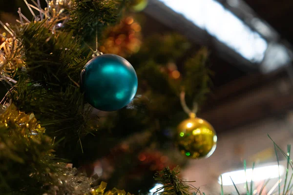 Los Juguetes Año Nuevo Árbol Navidad — Foto de Stock