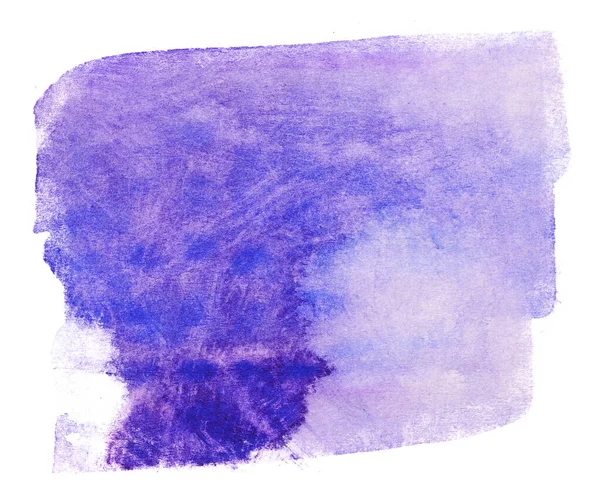 Akvarell Háttér Kék Egy Csipetnyi Lila Akvarell Folt Textúra — Stock Fotó